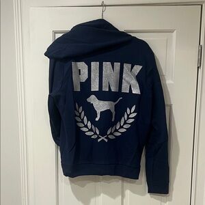 PINK Victoria's Secret Dark Blue Hoodie